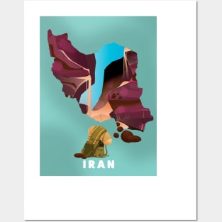 Iran Travel poster man Posters and Art